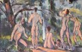 Estudio de los bañistas Paul Cézanne